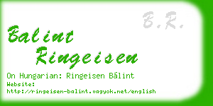 balint ringeisen business card